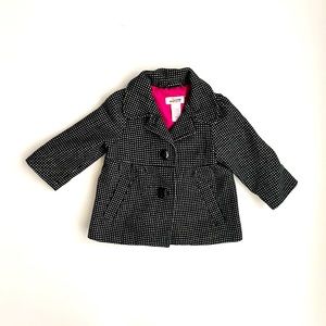 Circo Girls Mini Dot Print Coat Size 12 Months